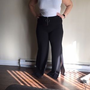 Dressy open legged pants